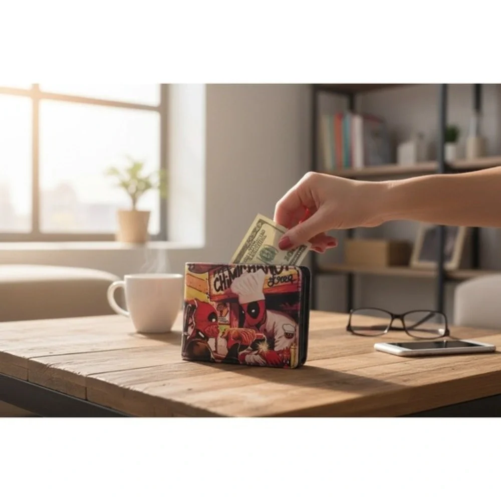 Deadpool Chimi Changas Marvel‎ Comics Bifold Wallet